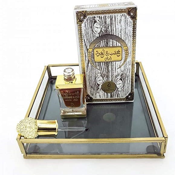 12 ml de aceite de perfume Khashab & Oud fragancia almizclada floral blanca para mujer 2 