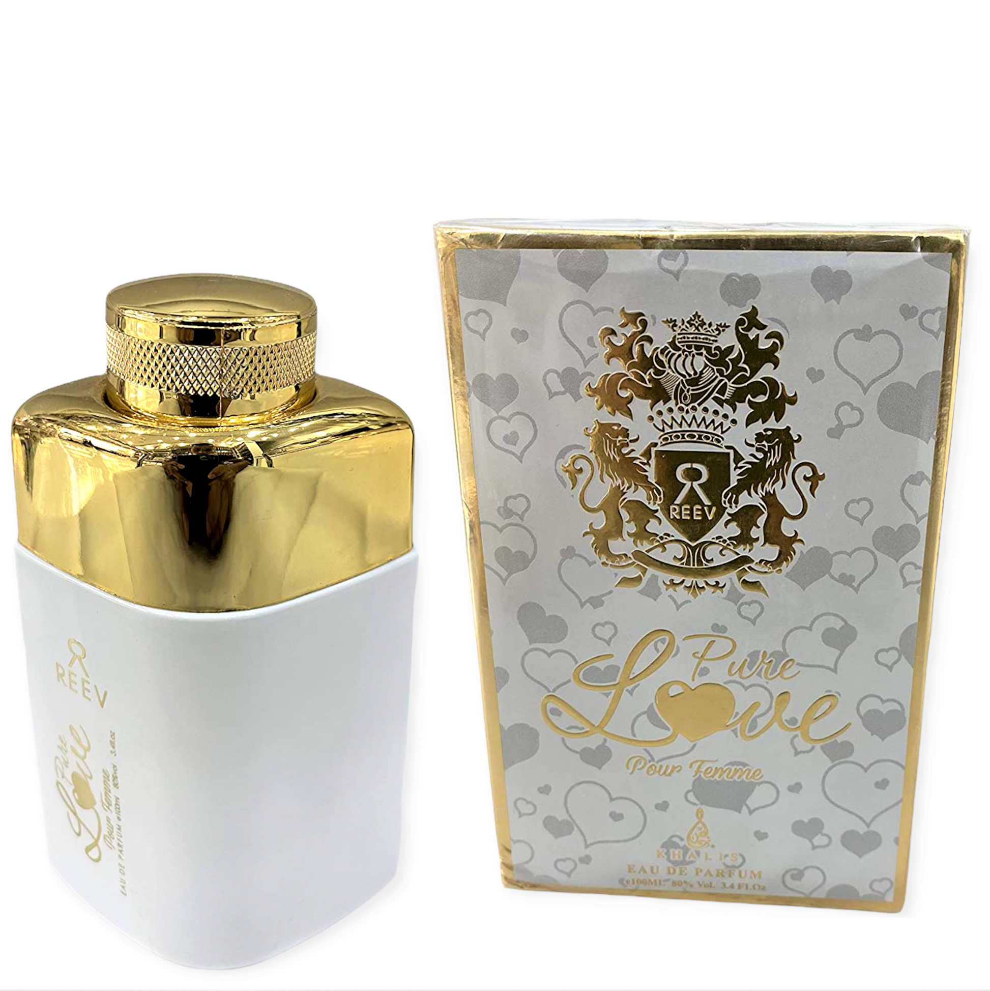 100 ml Eau de Perfume Pure Love Fragancia floral afrutada dulce para mujer 1 