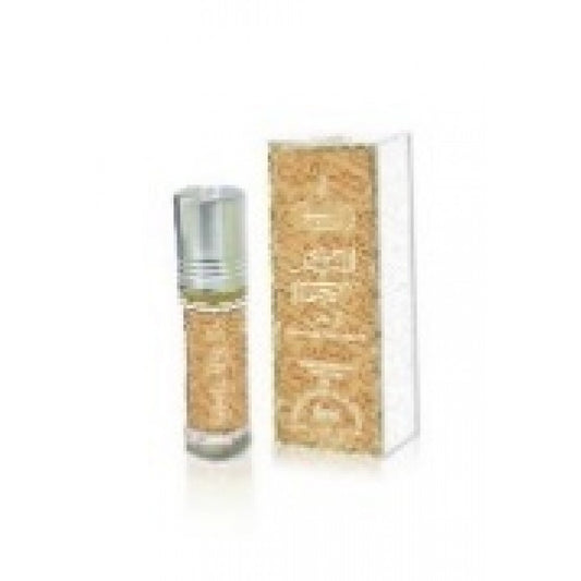 6 ml de aceite de perfume Jawad al Layl fragancia de almizcle blanco para hombres (medio: rosa/base: pachulí, ámbar, almizcles)