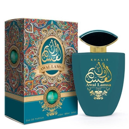 100 ml Eau de Perfume AWAL LAMSA Fragancia amaderada, floral, afrutada y fresca para hombres 1 