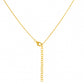 Collar de Plata Bañada en Oro con Charoita