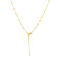 Collar de Plata Bañada en Oro con Cornalina