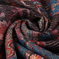 Bufanda de cachemira 100% pashmina auténtica, 70 cm x 180 cm, multicolor negro
