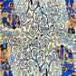 Pañuelo 100% Seda, 90 cm x 180 cm, impresionista Árbol de la vida de Klimt