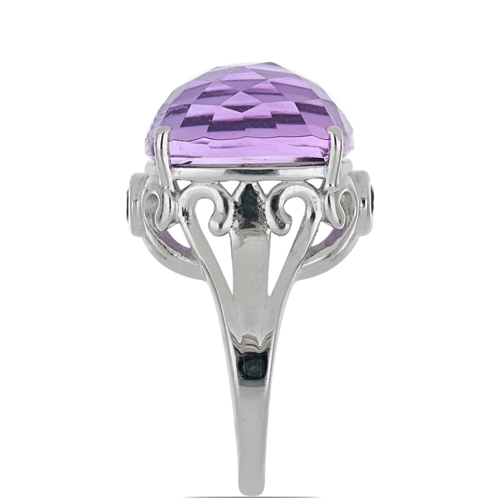 Anillo de Plata con Amatista de Vera Cruz 3 