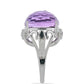 Anillo de Plata con Amatista de Vera Cruz