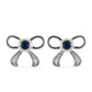 Pendientes de Plata con Zafiro Azul Rosebery