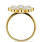 Anillo de Plata Bañada en Oro con Esmalte