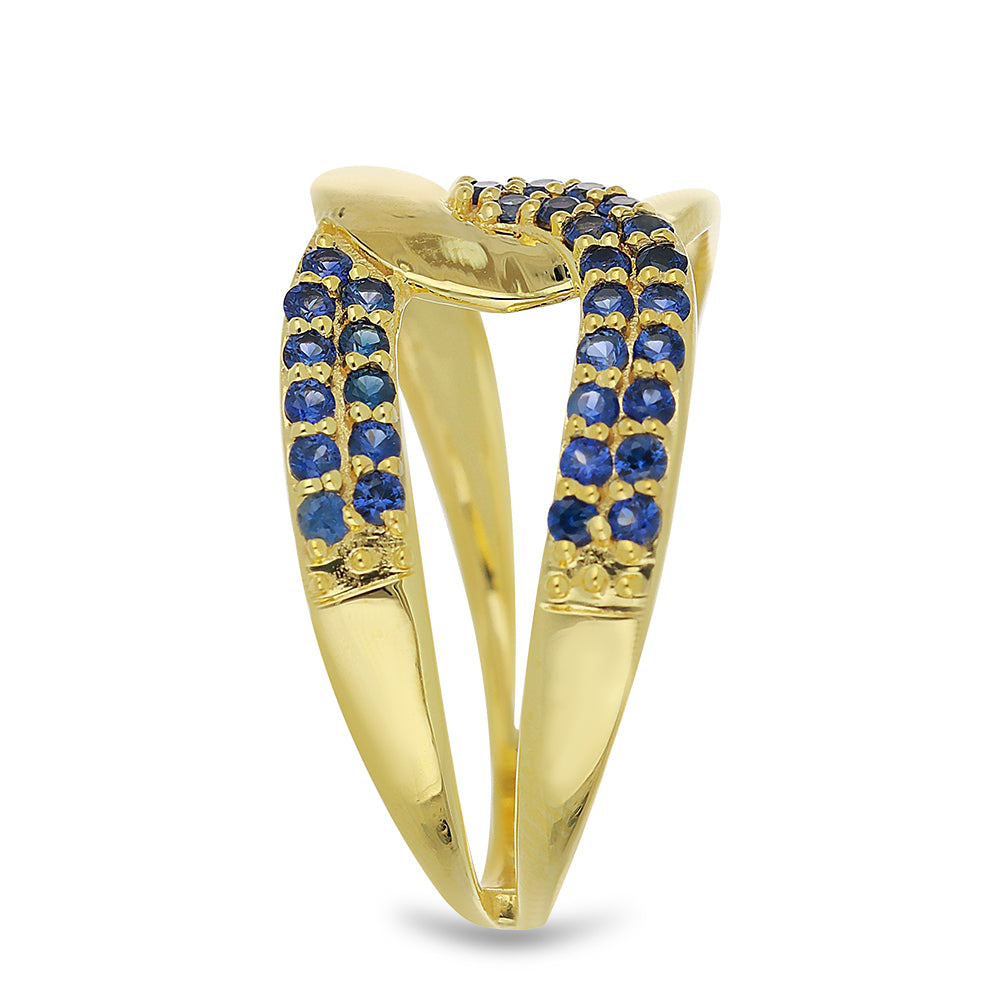Anillo de Oro 9K con Zafiro de Tailandia 4 