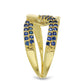 Anillo de Oro 9K con Zafiro de Tailandia