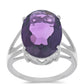 Anillo de Plata con Amatista de Marruecos