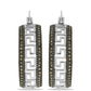 Pendientes de Plata con Marcasita de Austria