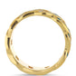 Anillo de Plata Bañada en Oro con Esmalte