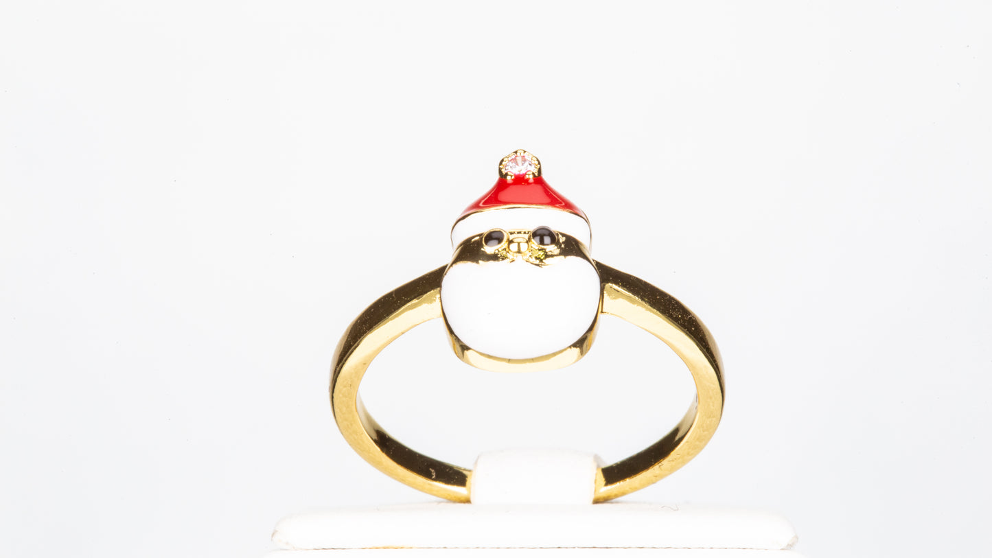 Conjunto de Aleación Bañado en Oro con Cristal Emporia® Rojo ( Anillo )