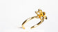 Conjunto de Aleación Bañado en Oro con Cristal Emporia® Rojo ( Anillo )