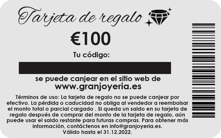 Tarjeta plástica de regalo en un sobre rojo 4 