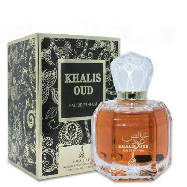 100 ml Eau de Perfume Khalis Oud, Fragancia Intensa Picante para Hombres 1 