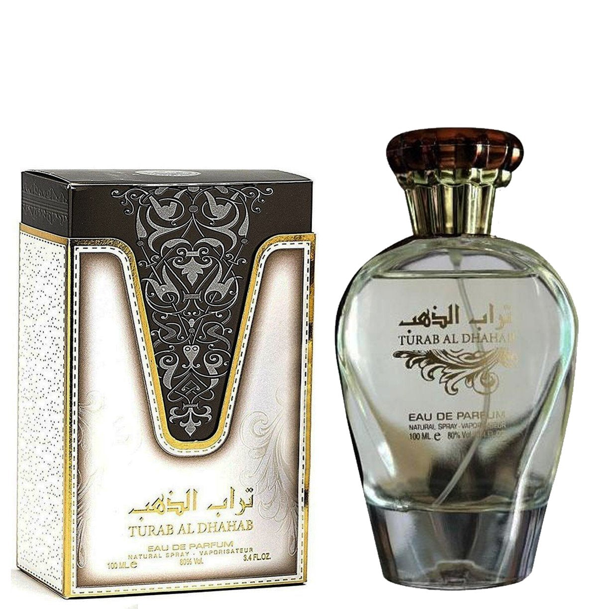 100 ml Eau de Parfum Turab Al Dhahab Oriental Sweet Almizcle Fragrance para Hombres 1 