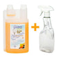 1l (= 300 litros) Concentrado Antiséptico + un spray dosificador de REGALO